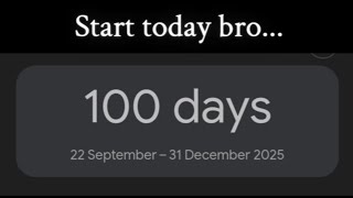 100 Days Left – Let’s Transform Together 🚀