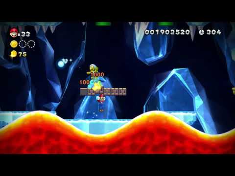 New Super Mario Bros. U but the Floor is Lava — Gameplay Video