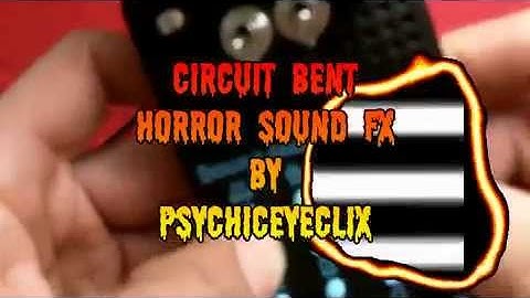 Circuit Bent Horror Sound Machine by Psychiceyeclix