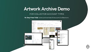 Artwork Archive Demo for Collector Accounts