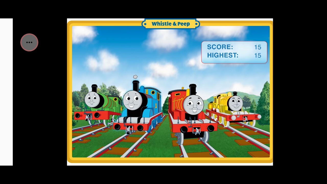 Thomas and Friends 2007 Trackmaster Website Whistle and Peep Games