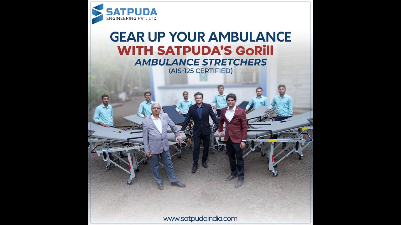 European Quality Ambulance Stretcher At Indian Price! Satpuda's