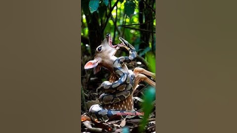 "the jungle swallows—a python’s unstoppable power" #animals #wildlife #snake #python #viral #shorts