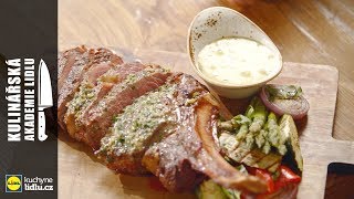 Steak tomahawk - Roman Paulus - Kulinářská Akademie Lidlu