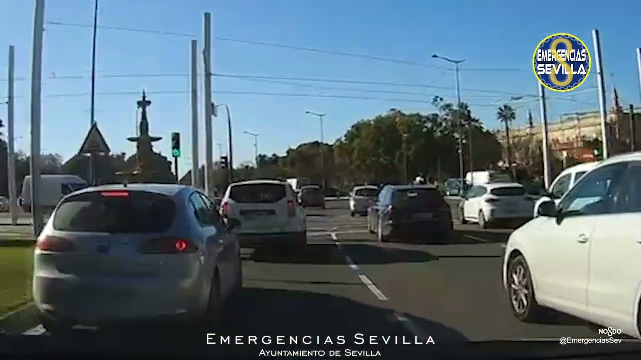 Arriesgada persecución de la Policía Local en Sevilla