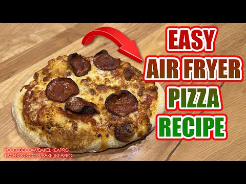 Easy AIR FRYER Pizza Recipe Tutorial