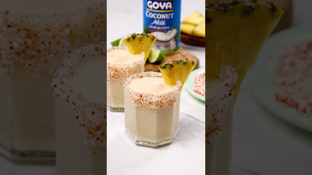 Margarita de piña congelada