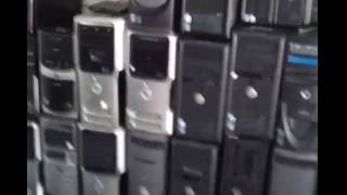 Pyramid of Trash-Picked Computers (April 2013)