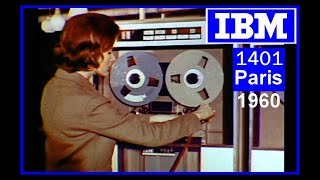 Computer History: IBM 1401 Mainframe Data Processing System 1960 ENGLISH version  (HD)