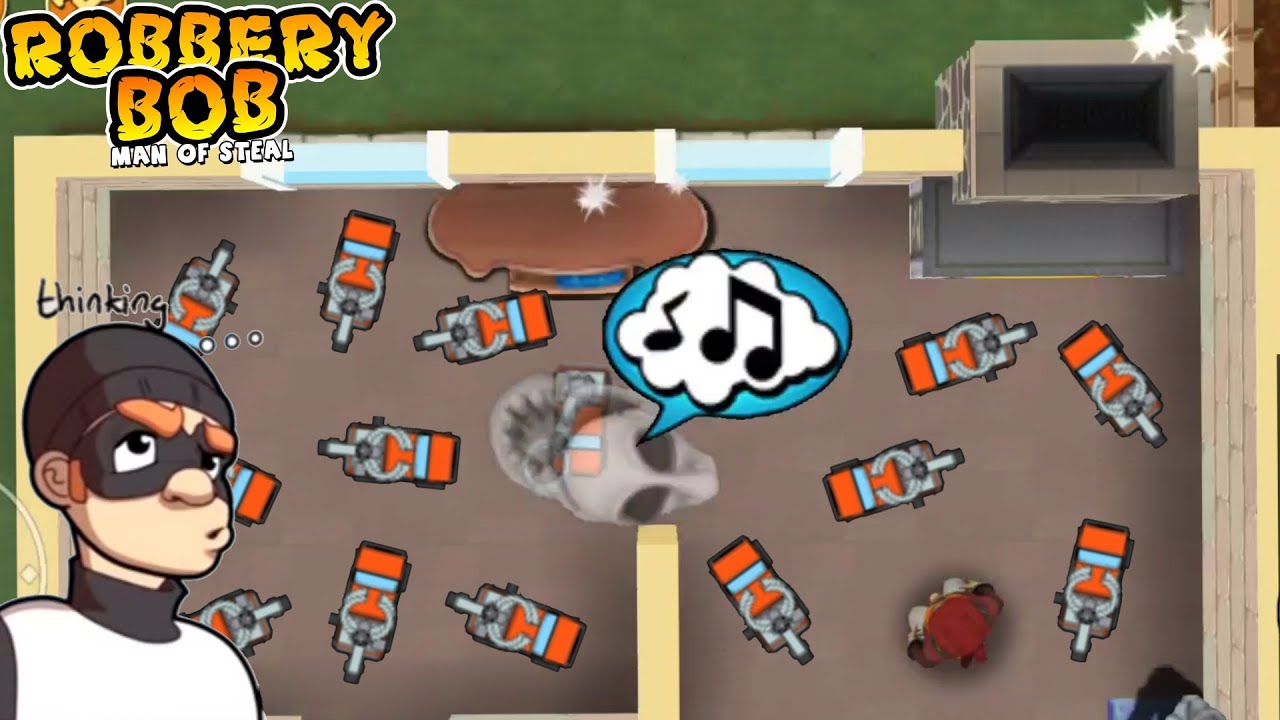 Robbery Bob 2 Hauntington : Use Scurvy Bob Costume - Use Rc Car #70