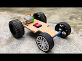 How To Make Dc Motor Car At Home | Mini Car