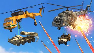 Realistic Helicopter Shootdowns & Crashes with Ragdolls 😱 Teardown screenshot 3