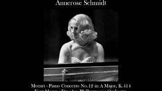 Annerose Schmidt Mozart - Piano Concerto No.12 Kurt Masur Dresden PO