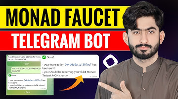 MONAD Airdrop New Telegram Bot Faucet | Monad Testnet Airdrop | Monad MON Faucet
