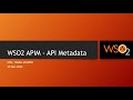 003  wso2 apim  api metadata