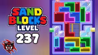 Sand Blocks Drop Puzzle Level 237 Game Walkthrough