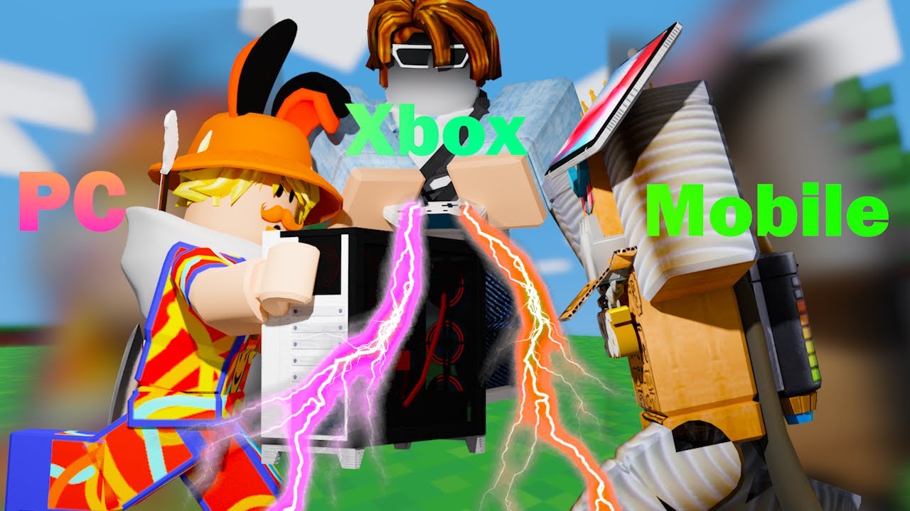 MOBILE vs. PC vs. XBOX (Roblox Bedwars) 