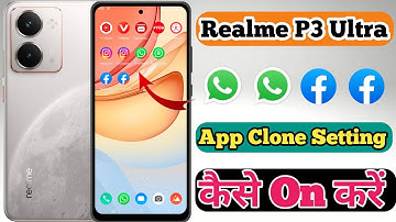 Realme P3 Ultra 5g App Clone & Dual App Setting Kaise On Kare // How To Dual App In Realme P3 Ultra