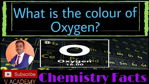 What is the colour of Oxygen?? || Why Oxygen has that Colour ?? || V ACADEMY ||