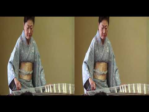 ３D ♫ジュピター 須磨離宮公園。琴とフルート Jupiter.Japanese harp and flute.