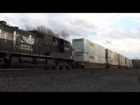 HD: NS Pittsburgh Line West Slope at Cassandra Overlook & Carney's Crossing