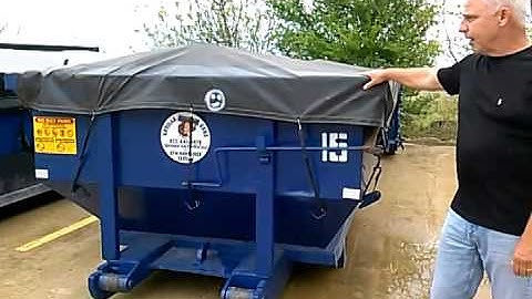 30-Yard water tight roll off container walk-through demonstration