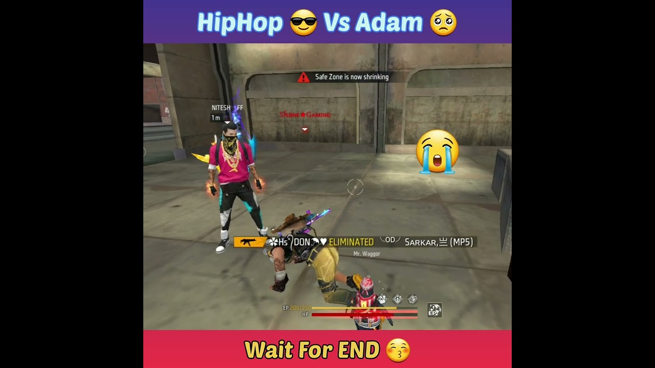 Hiphop vs Adam Real Story 🥺 | Free Fire Noob Story 
