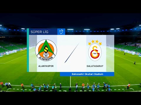 Alanyaspor vs Galatasaray | 2020-21 Süper Lig | PES 2021