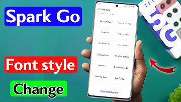 Techno spark go font style change | techno spark go font download kaise kare | Font style