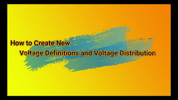 How  to Create New Voltage Definition and Distribution System Revit