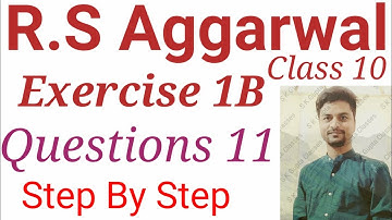 Real Number | Class 10 Exercise 1b Questions 11 | R S Aggarwal | S K Gupta Classes