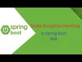 Spring Boot Tutorial | Global Exception Handling in Spring Boot App