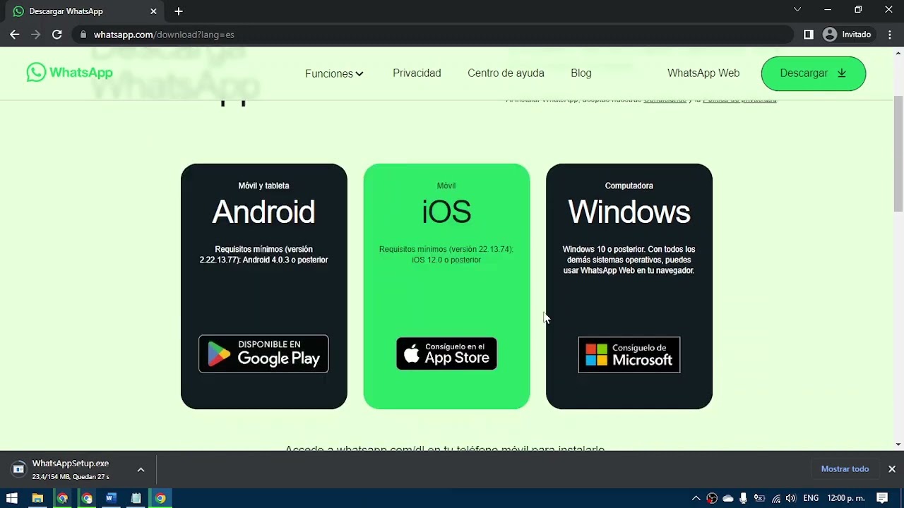 Cómo instalar WhatsApp en tu ordenador Windows