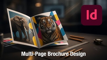 Designing Multi Page Brochures in Adobe InDesign 4 Pages or More - Ready for Print!