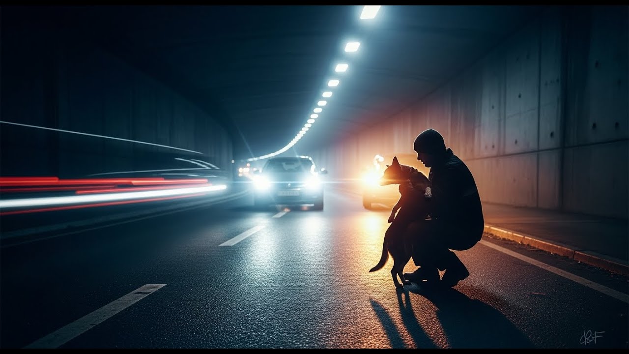 Heart-Stopping Rescue: Dog Hit by Car in a Deadly Underpass A Stranger Risks Everything to Save Them