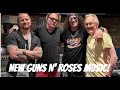Guns N&#39; Roses Working on New Music! Axl &amp; Slash Photographed In The Studio