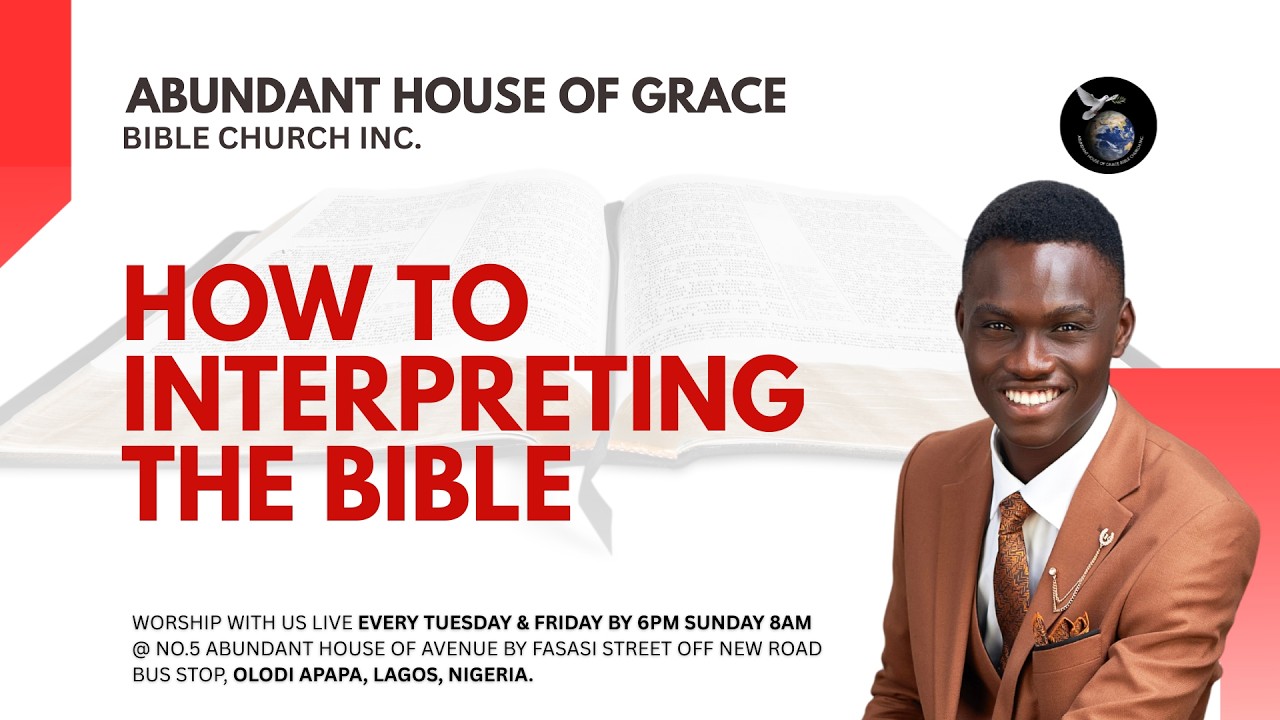 How to Interpret the Bible by Min Precious Atulaegwu | Bible study