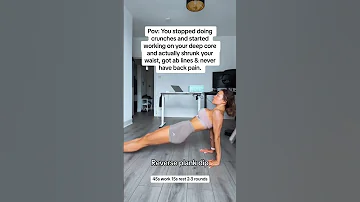 Stop Doing Crunches Start Doing Deep Core Pelvic Floor Exercises For Slim Waist Flat Abs Lines 