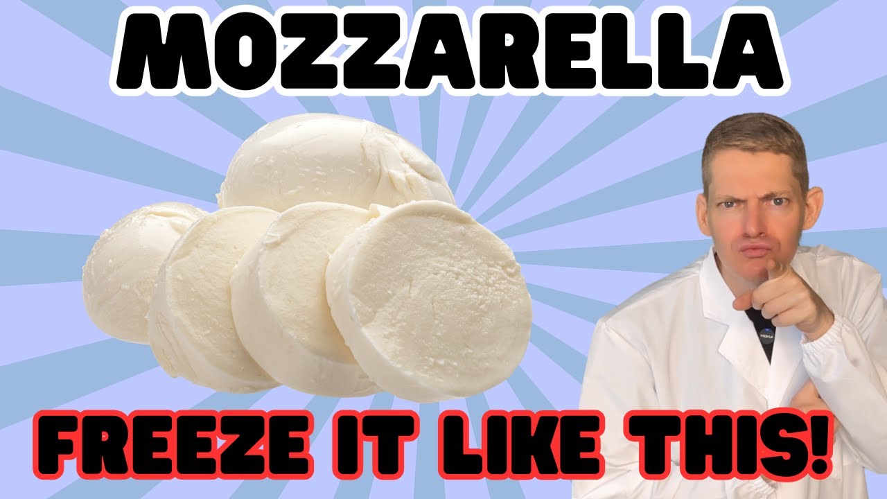 How To Freeze Fresh Mozzarella (Make It LAST!) - YouTube