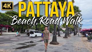 How is Thailand now 🌴 PATTAYA BEACH ROAD Daylight Walk 2026 | 4K HDR