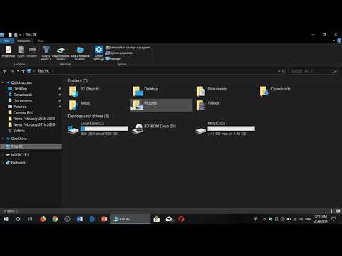 Windows 10 How to copy files from USB drive to Computer folder