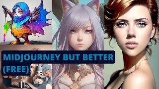 New Midjourney Alternative but UNLIMITED and FREE! (Tutorial)