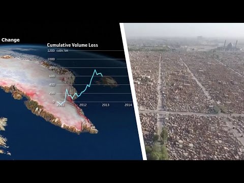 გრელანდიაში 1 ტრილიონი ტონა ყინული დადნა / მსოფლიოში ყველაზე დიდი სასაფლაო