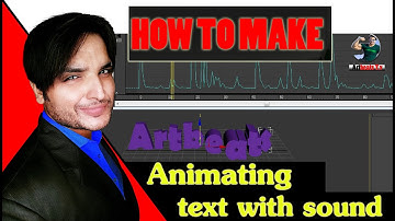 Animating text with sound | animation