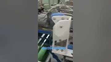 window patching 4 corner（/6 corner）box from rolam folder gluer making #rolam #foldergluing