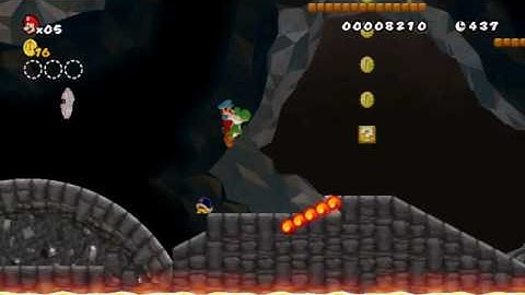 New Super Mario Bros Wii - World 1-1 (Castle theme edit with Reggie pre-Mario Maker!)