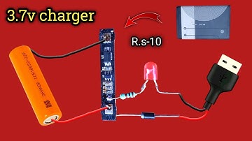 How to Charge Lithium ion Battery || How  to make 3.7v battery charger