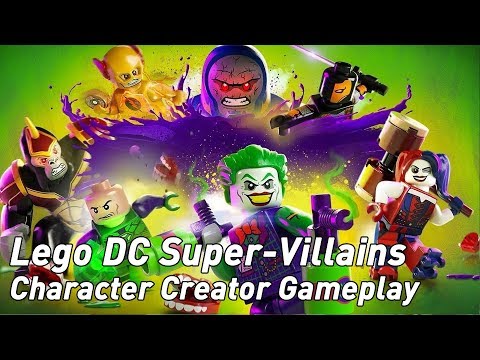 LEGO DC Super-Villains: character creator gameplay & more!