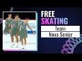 Team nova senior can  free skating  zagreb 2024  worldsynchro