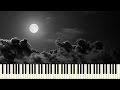 ♪ July: The night a moonlight casts on (Piano Tutorial)